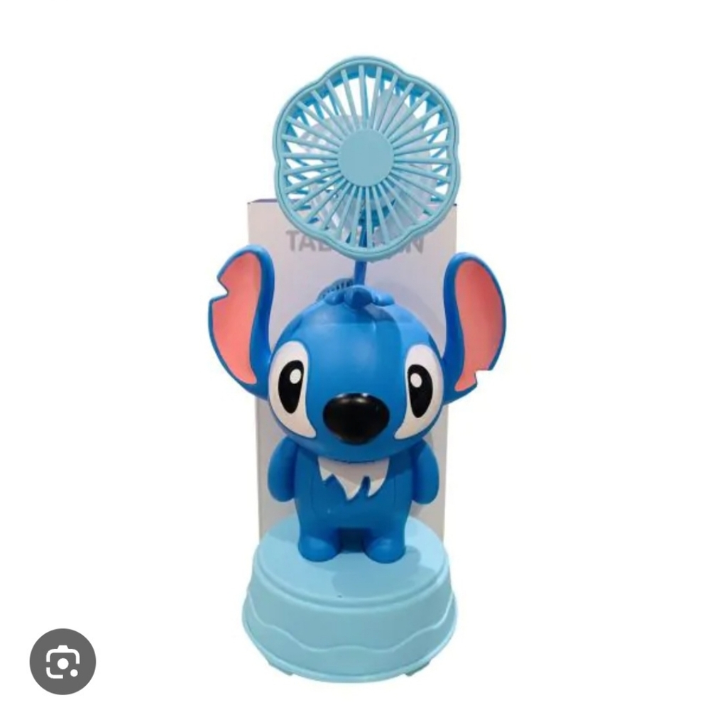 Blue Character Fan Toy